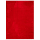 VidaXL tapis huarte poils courts doux lavable 200x280 cm rouge