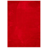 Vidaxl vloerkleed huarte laagpolig zacht wasbaar 200x280 cm rood