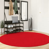 Vidaxl RUG HUARTE BAJA POLO Softable Ø 200 cm rojo