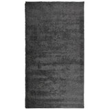 VidaXL tapis pamplona shaggy poils longs moderne 60x110 cm anthracite