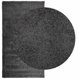 VidaXL tapis pamplona shaggy poils longs moderne 60x110 cm anthracite