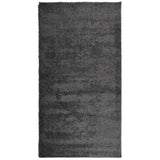 VidaXL tapis pamplona shaggy poils longs moderne 80x150 cm anthracite
