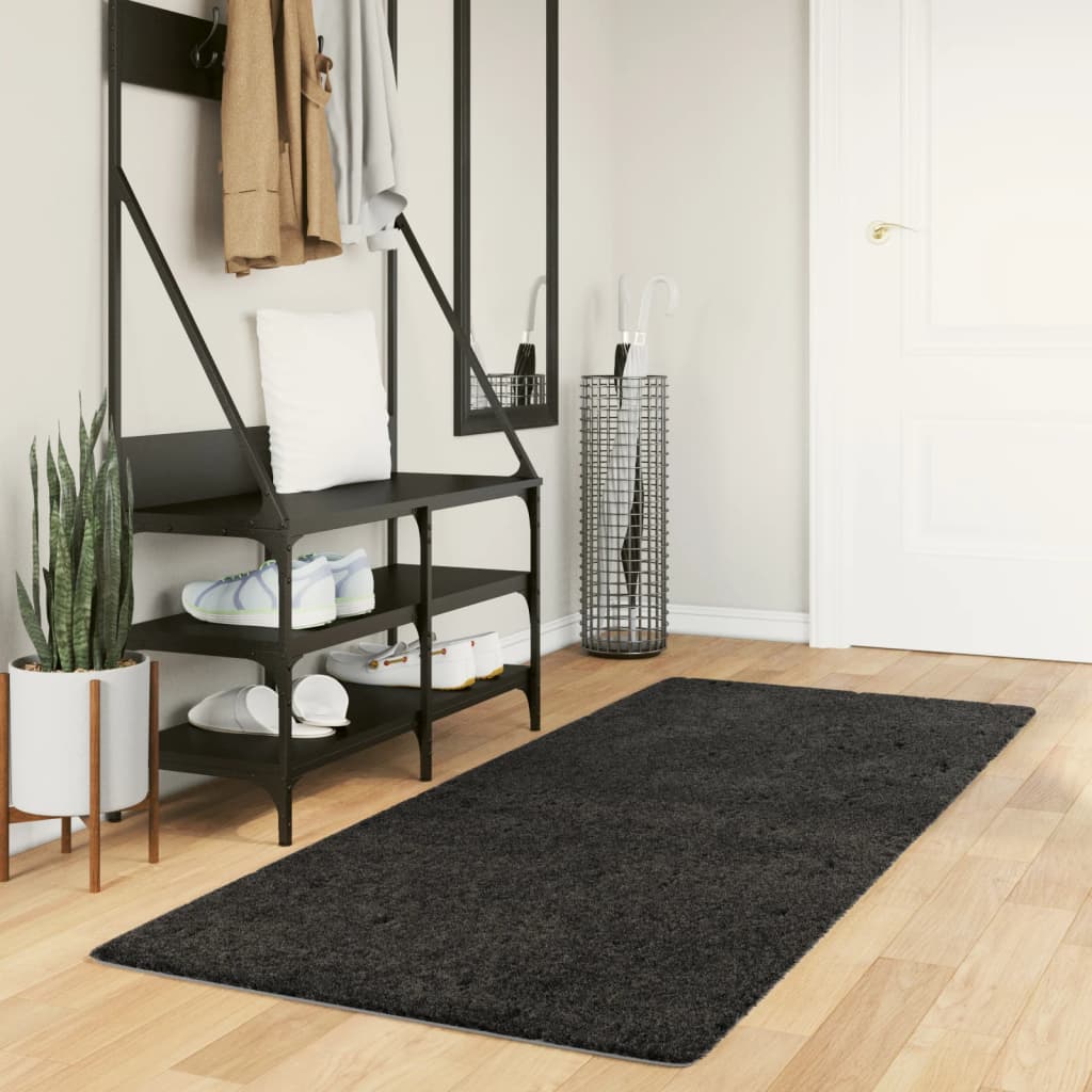 Vidaxl Rug Pamplona Shaggy altamente moderna 80x200 cm antracita