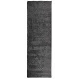 VidaXL tapis pamplona shaggy poils longs moderne 80x250 cm anthracite