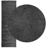 VidaXL tapis pamplona shaggy poils longs moderne 80x250 cm anthracite