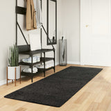 VidaXL tapis pamplona shaggy poils longs moderne 80x250 cm anthracite