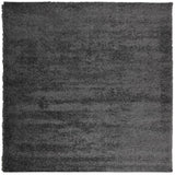 Vidaxl Rug Pamplona Shamgy héich Pile 120x120 cm Anthhracite