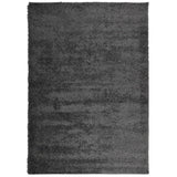 VidaXL tapis pamplona shaggy poils longs 160x230 cm anthracite