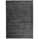 VidaXL tapis pamplona shaggy poils longs 200x280 cm anthracite