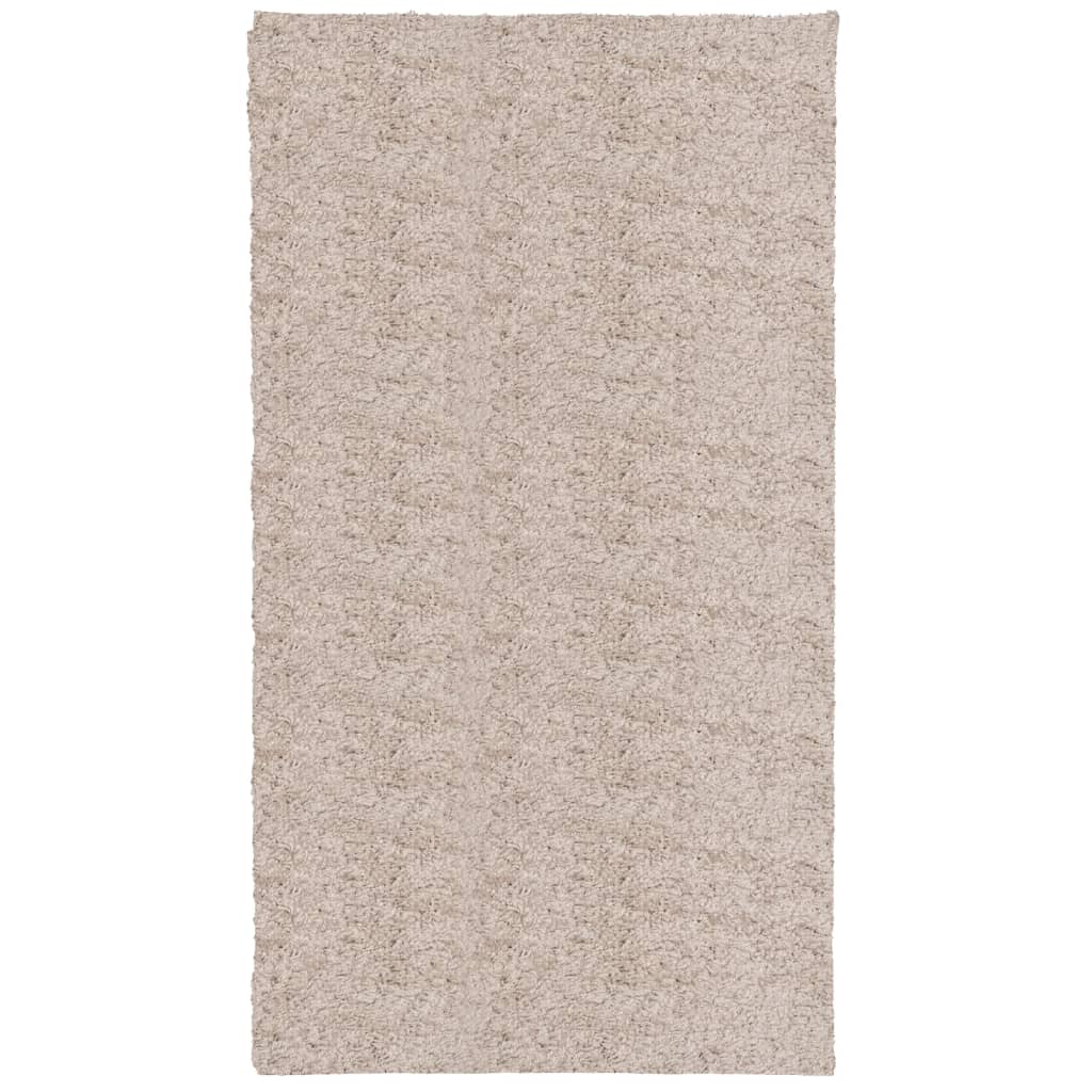 VidaXL tapis pamplona shaggy poils longs moderne 60x110 cm beige