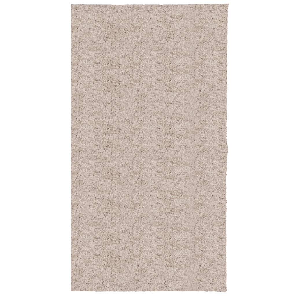 VidaXL tapis pamplona shaggy poils longs moderne 80x150 cm beige
