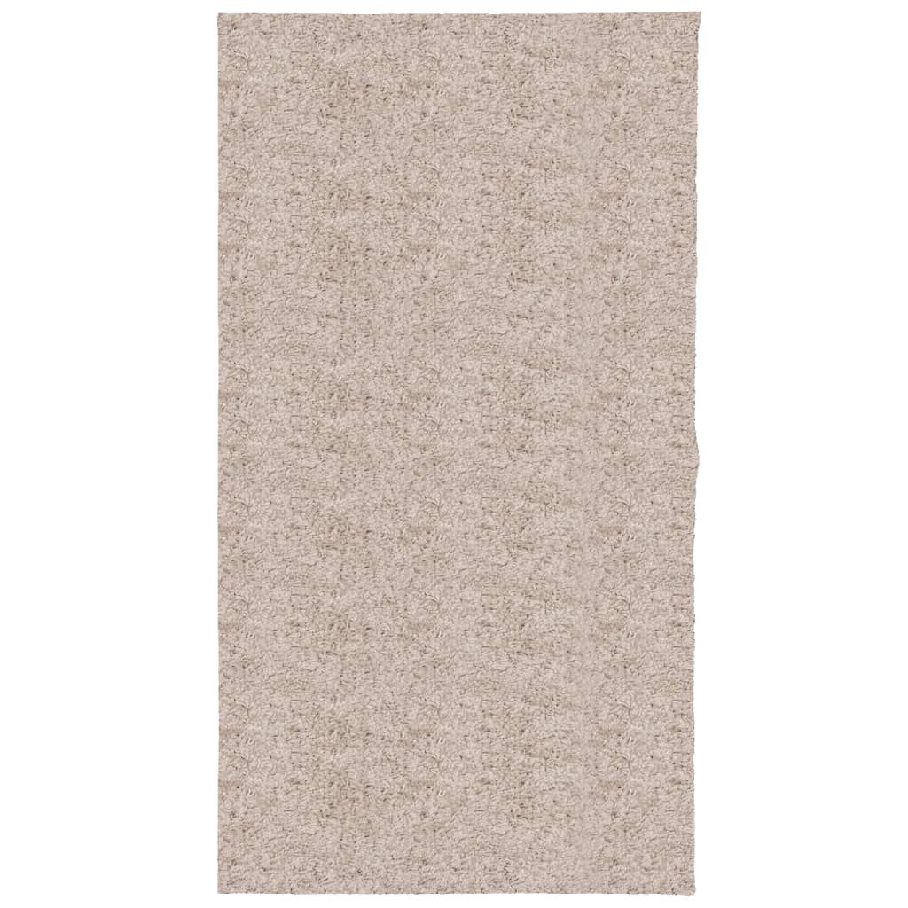 Alfombra Vidaxl Pamplona Shaggy altamente moderna 80x150 cm beige