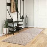 VidaXL tapis pamplona shaggy poils longs moderne 80x250 cm beige