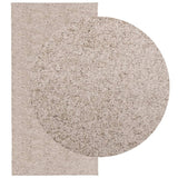 Alfombra Vidaxl Pamplona Shaggy altamente pole moderno 100x200 cm beige