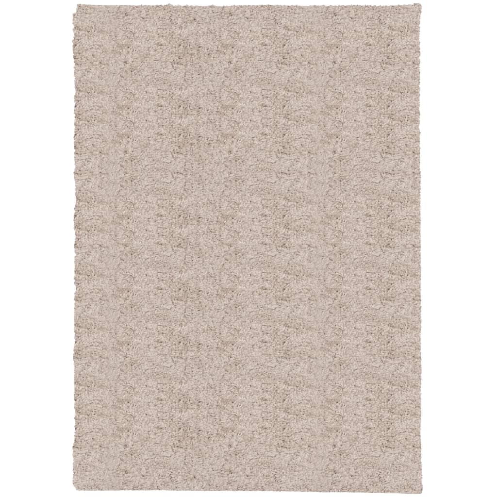 VidaXL tapis pamplona shaggy poils longs moderne 200x280 cm beige