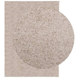 VidaXL tapis pamplona shaggy poils longs moderne 240x340 cm beige