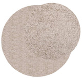 Vidaxl -mattan Pamplona Shaggy mycket modern Ø 100 cm beige