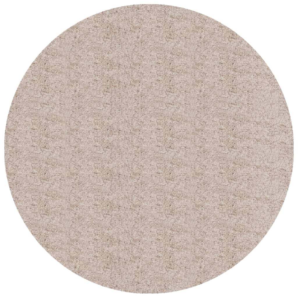 Vidaxl rug Pamplona Shaggy Highly Modern Ø 120 cm Beige