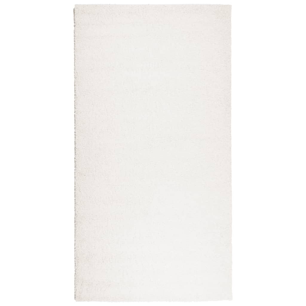 VidaXL tapis pamplona shaggy poils longs moderne 80x150 cm crème