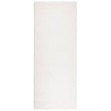 VidaXL tapis pamplona shaggy poils longs moderne 80x200 cm crème