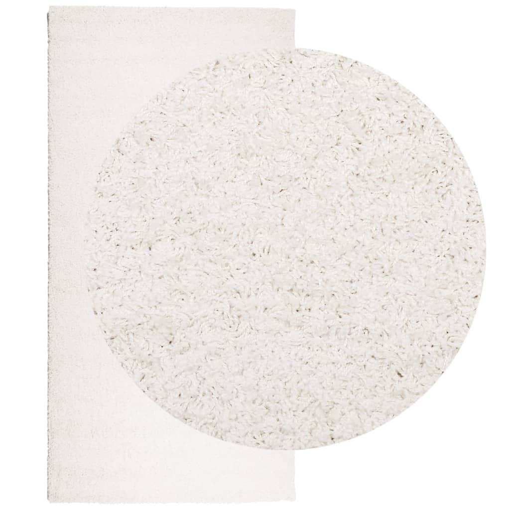 VidaXL tapis pamplona shaggy poils longs moderne 100x200 cm crème