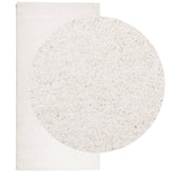VidaXL tapis pamplona shaggy poils longs moderne 100x200 cm crème