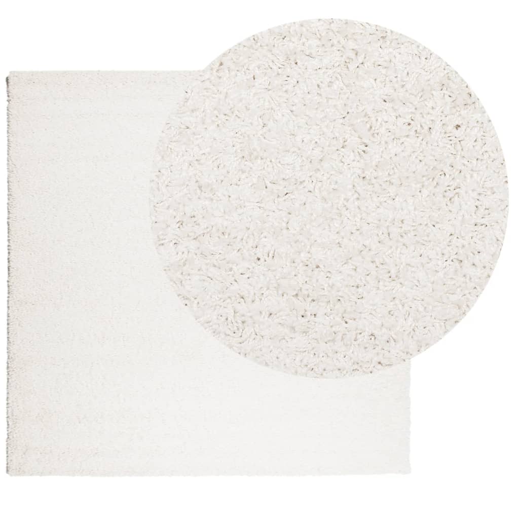 Vidaxl Rug Pamplona Shaggy meget moderne 120x120 cm creme