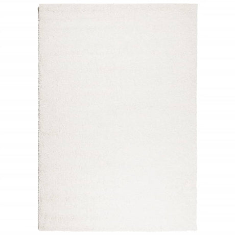 VidaXL tapis pamplona shaggy poils longs moderne 120x170 cm crème