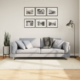 VidaXL tapis pamplona shaggy poils longs moderne 140x200 cm crème