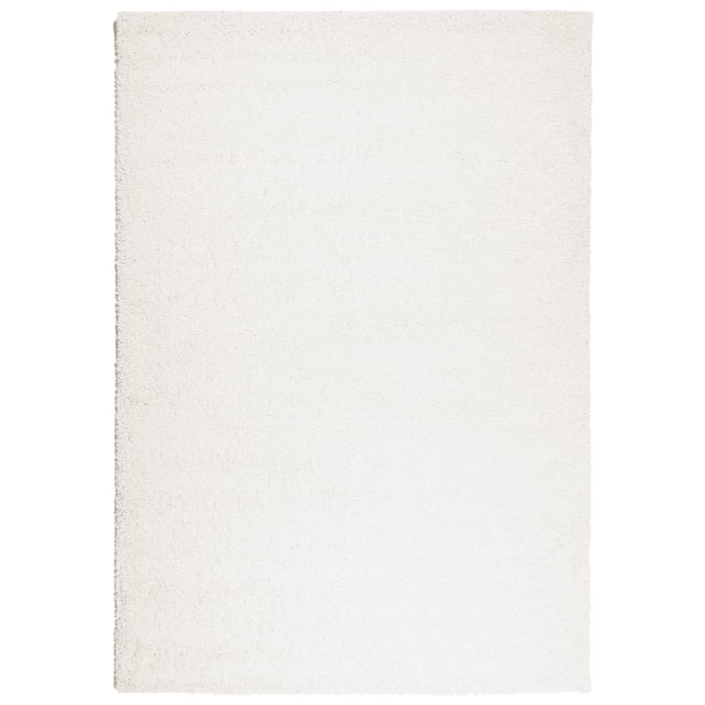 Vidaxl Rug Pamplona Shaggy meget moderne 160x230 cm creme