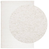 VidaXL tapis pamplona shaggy poils longs moderne 160x230 cm crème