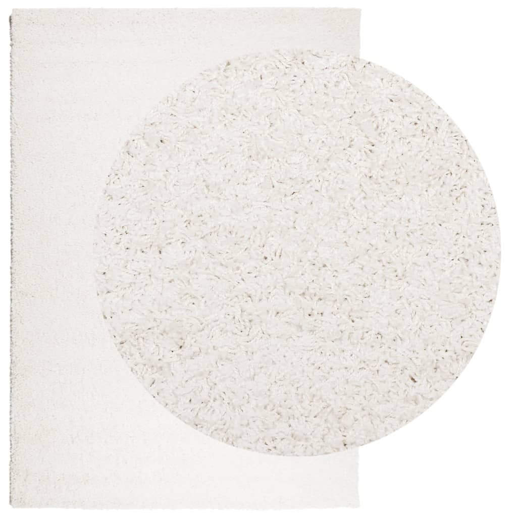 Vidaxl tapis Pampelona Shaggy High Thing Modern 160x230 cm Crem Crème