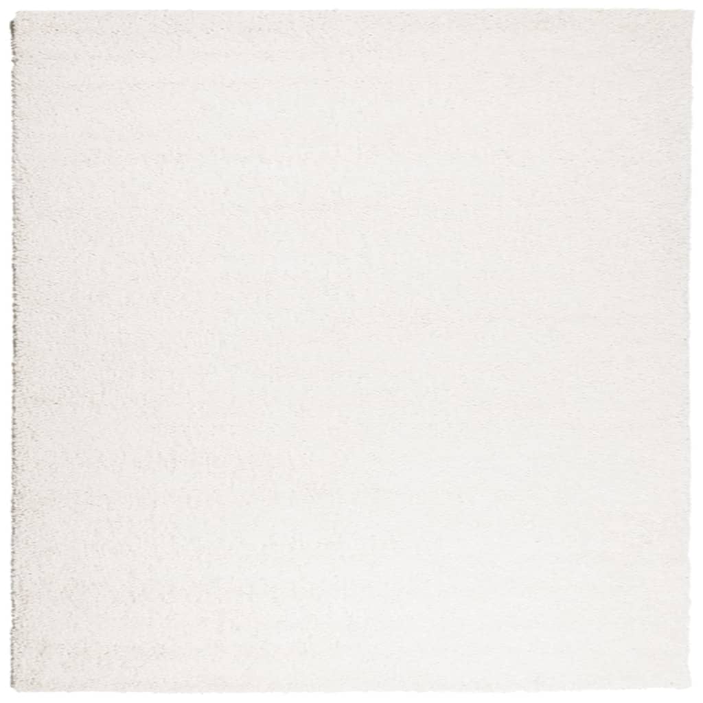 Vidaxl Teppich Pamplona Shaggy hochmoderne 200x200 cm Creme