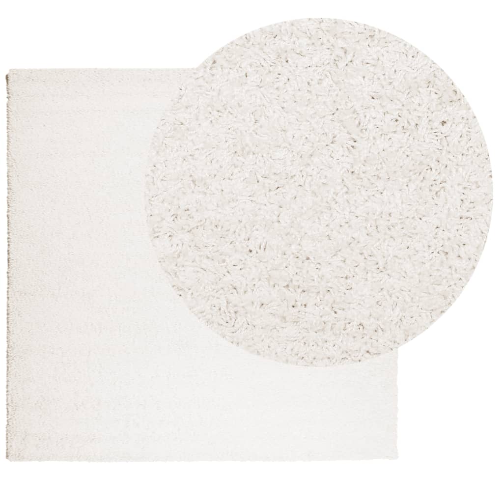 Vidaxl tapis Pampelona Shaggy High Thing Modern 200x200 cm crème