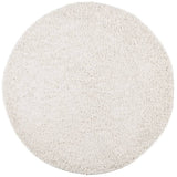 Vidaxx tapis pamplona shaggy poils longs moderne ø 240 cm couleur crème