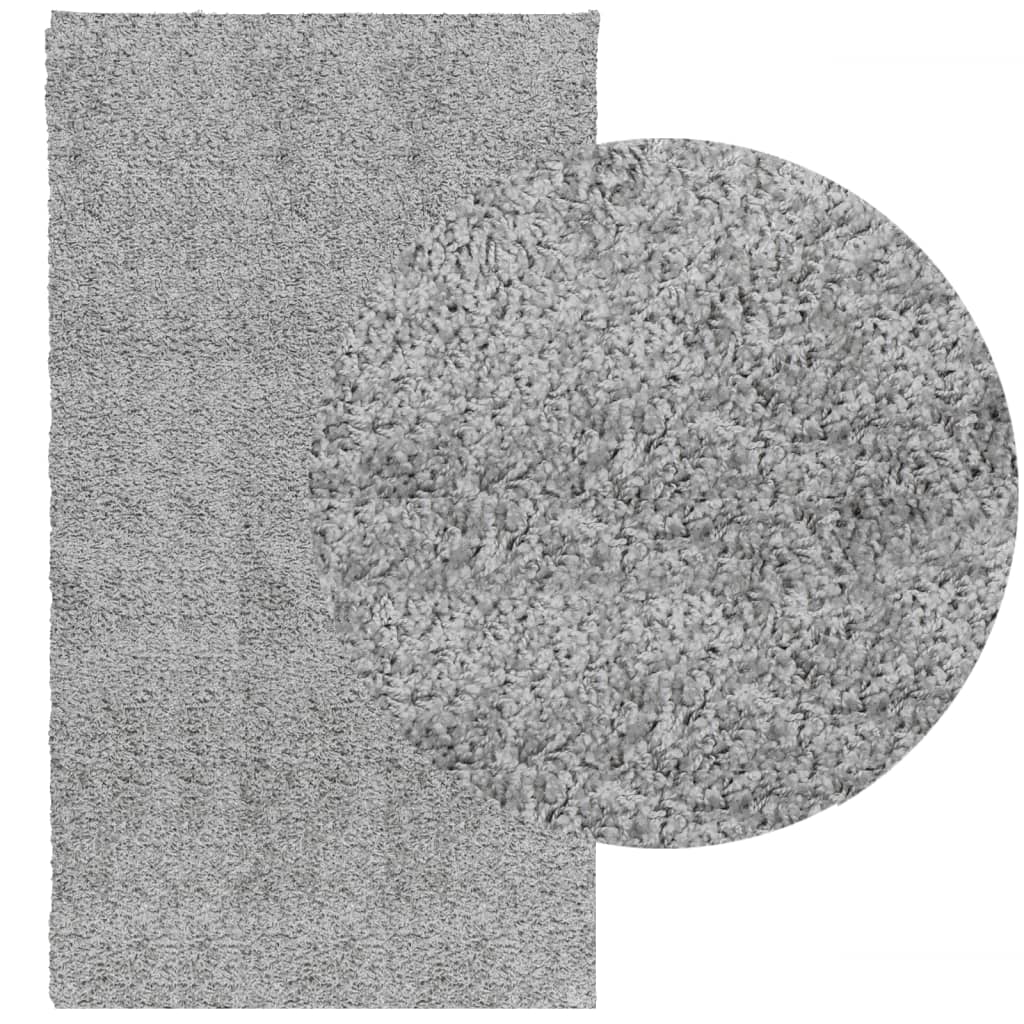VidaXL tapis pamplona shaggy poils longs moderne 60x110 cm gris