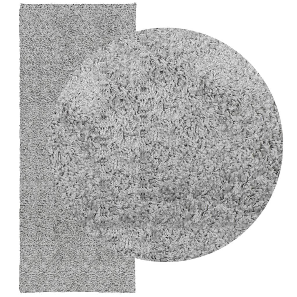 VidaXL tapis pamplona shaggy poils longs moderne 80x200 cm gris