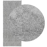 VidaXL tapis pamplona shaggy poils longs moderne 80x200 cm gris