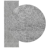 VidaXL tapis pamplona shaggy poils longs moderne 80x250 cm gris