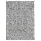 VidaXL tapis pamplona shaggy poils longs moderne 120x170 cm gris