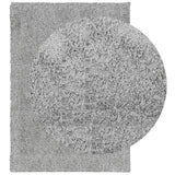 VidaXL tapis pamplona shaggy poils longs moderne 120x170 cm gris