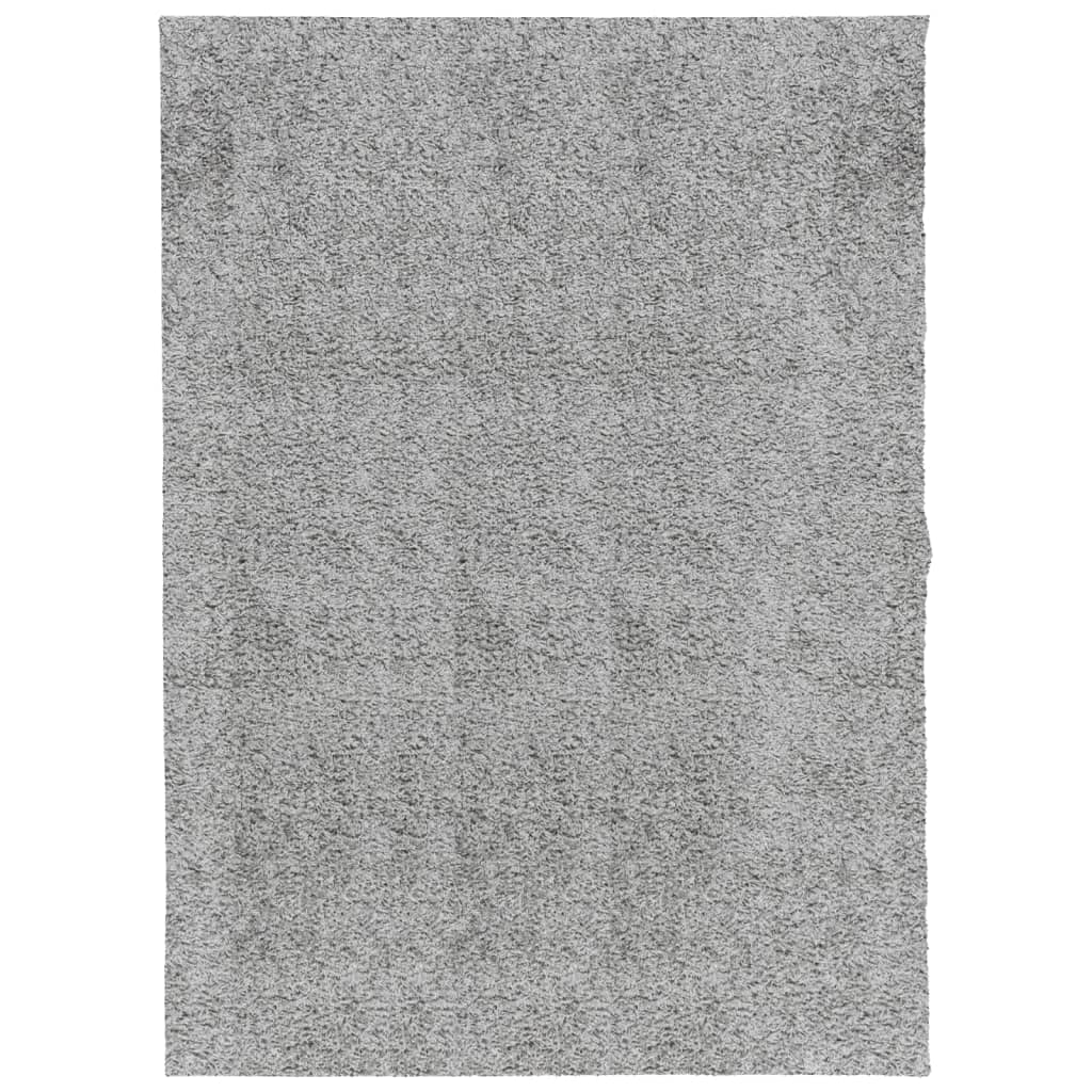 VidaXL tapis pamplona shaggy poils longs moderne 140x200 cm gris