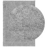 VidaXL tapis pamplona shaggy poils longs moderne 160x230 cm gris