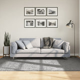 VidaXL tapis pamplona shaggy poils longs moderne 160x230 cm gris