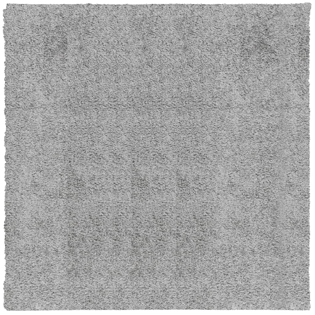 VidaXL tapis pamplona shaggy poils longs moderne 240x240 cm gris