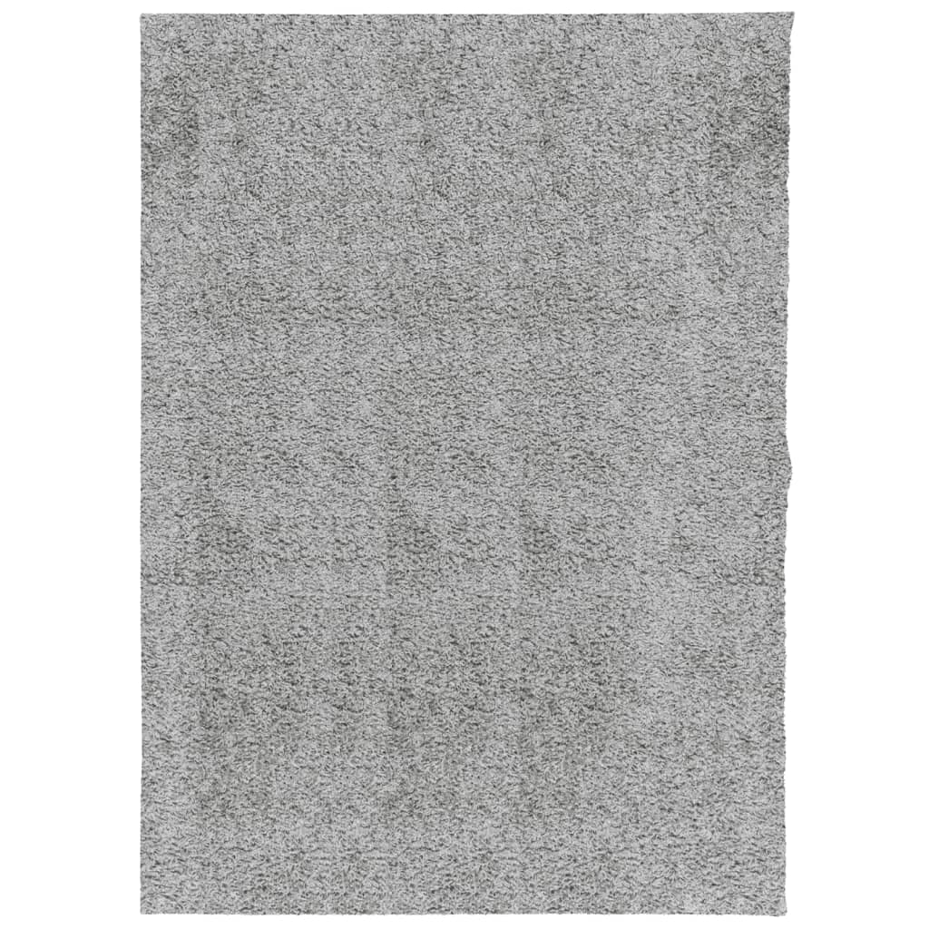 VidaXL tapis pamplona shaggy poils longs moderne 240x340 cm gris