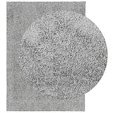 VidaXL tapis pamplona shaggy poils longs moderne 240x340 cm gris