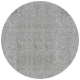 Vidaxl Rug Pamplona Shamgy héich Pole modern Ø 80 cm Grey