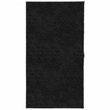 VidaXL tapis pamplona shaggy poils longs moderne 80x150 cm noir