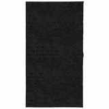 Vidaxl tapis Pampelune Shaggy hautement moderne 80x150 cm noir